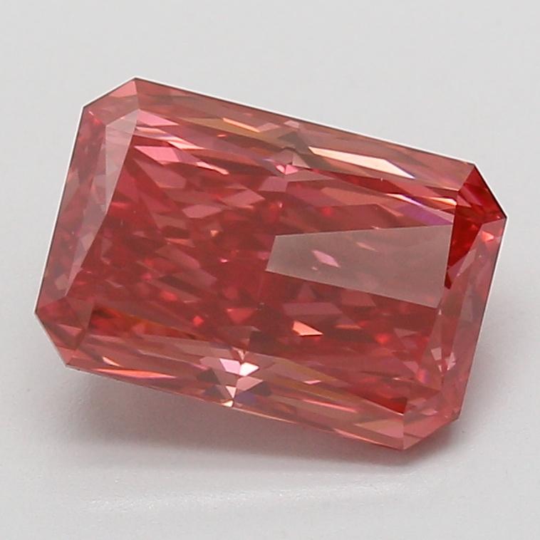 3.54 Ct. Fancy Vivid Pink Radiant Lab Grown Diamond