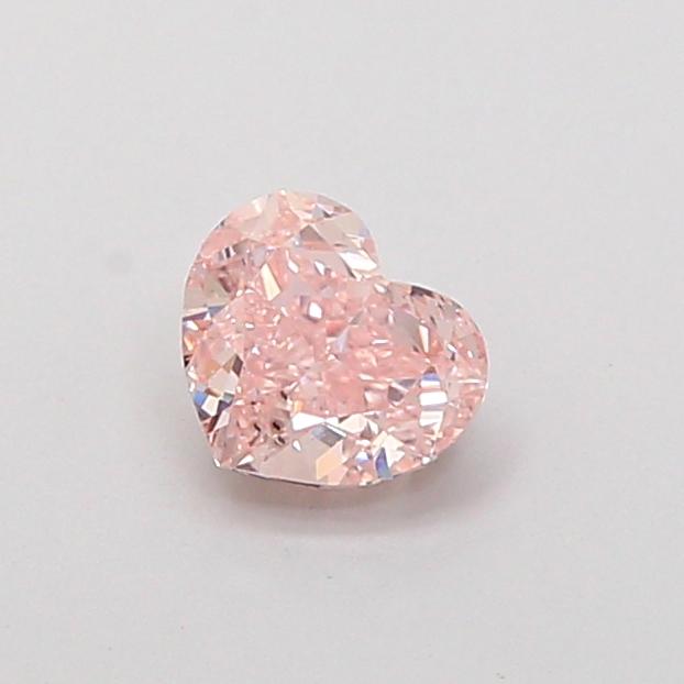 0.54 Ct. Fancy Intense  Pink Heart Lab Grown Diamond