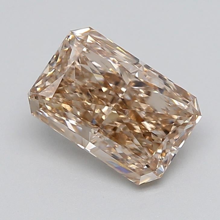 2.08 Ct. Very Light  Brown Radiant Lab Grown Diamond