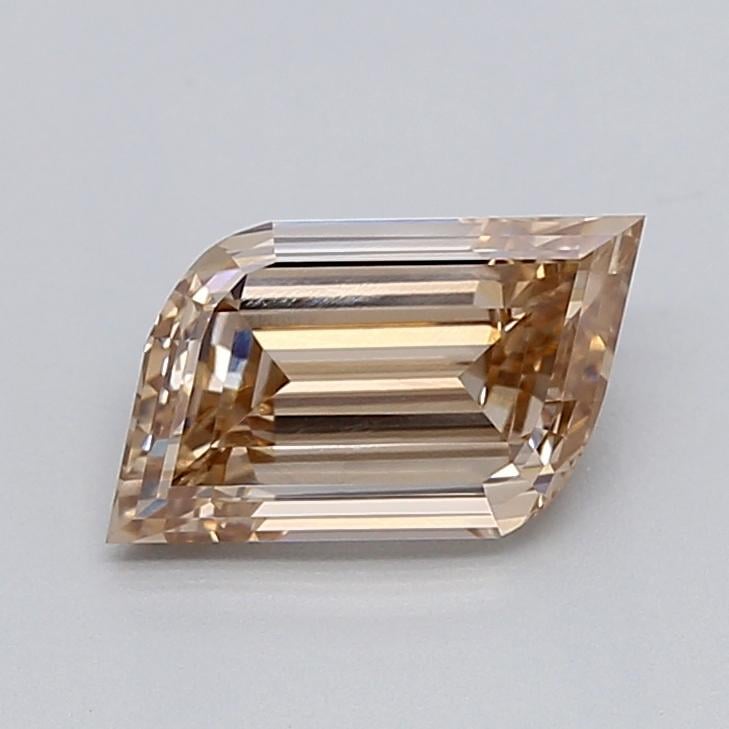 0.96 Ct. Light  Brown Emerald Lab Grown Diamond