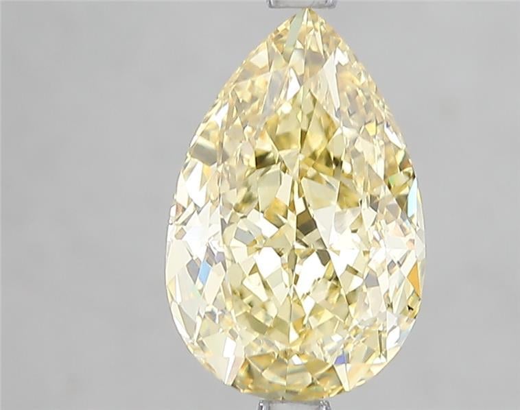 3.05 Ct. Fancy Intense Yellow Pear Lab Grown Diamond