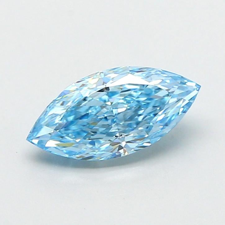 1.06 Ct. Fancy Vivid  Blue Marquise Lab Grown Diamond