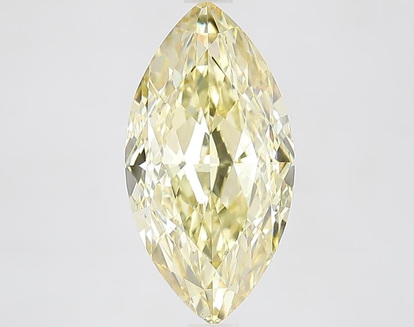 3.9 Ct. Fancy Intense Yellow Marquise Lab Grown Diamond