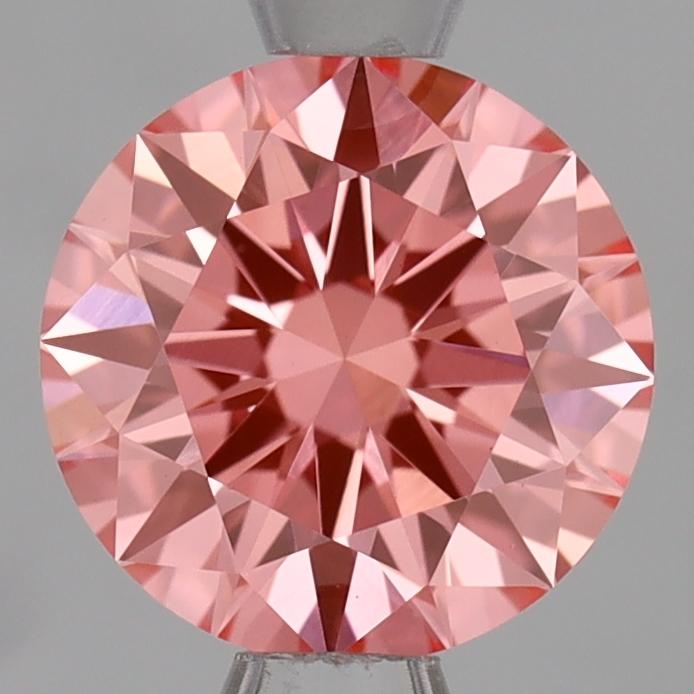 1.06 Ct. Fancy Vivid Pink Round Lab Grown Diamond