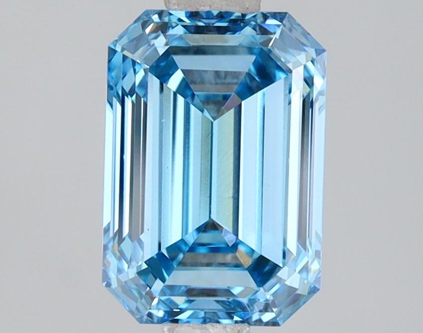 2.01 Ct. Fancy Intense Blue Emerald Lab Grown Diamond
