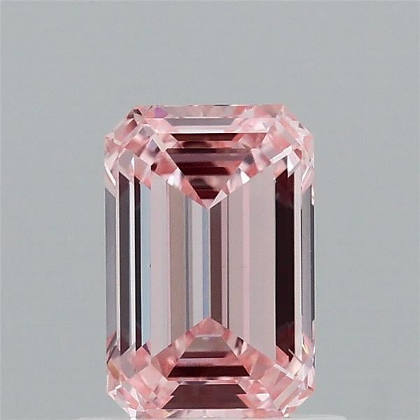 0.96 Ct. Fancy Intense Pink Emerald Lab Grown Diamond