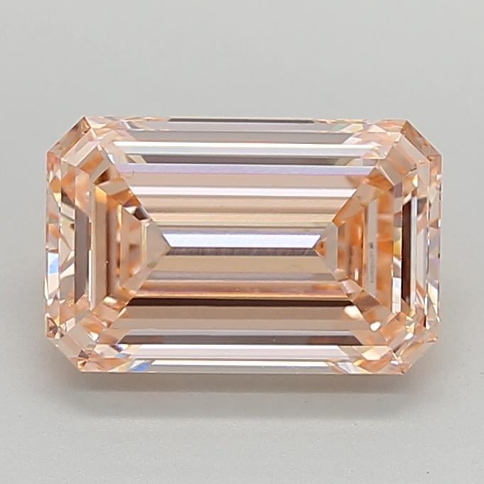 2.97 Ct. Fancy Intense  Pink Emerald Lab Grown Diamond