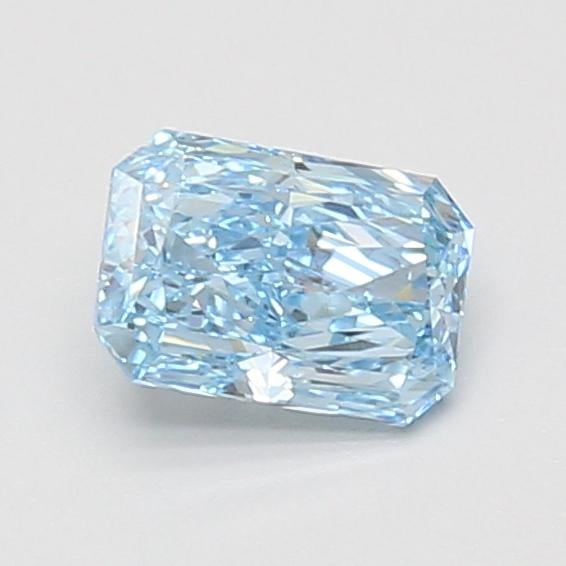 0.80 Ct. Fancy Vivid Blue Radiant Lab Grown Diamond