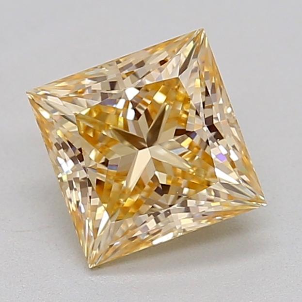 1.05 Ct. Fancy Light  Yellow Princess Lab Grown Diamond