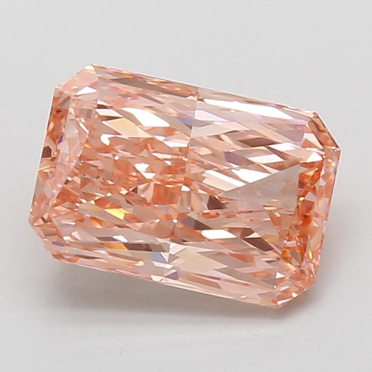 3.05 Ct. Fancy Vivid Pink Radiant Lab Grown Diamond