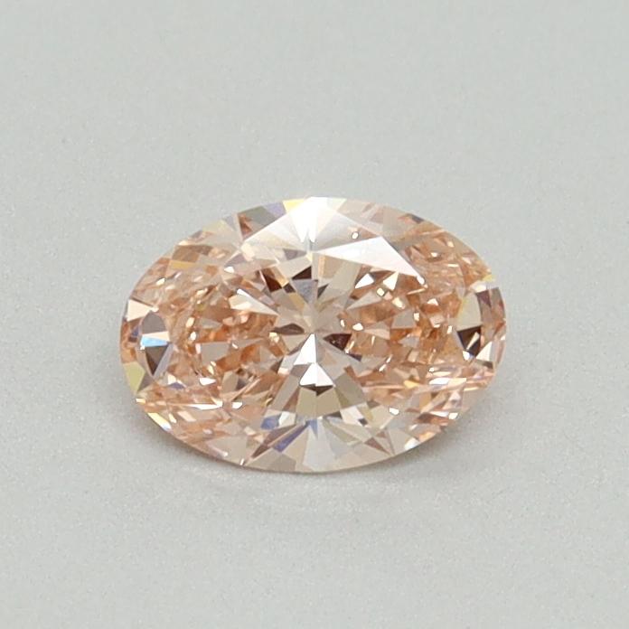 0.37 Ct. Fancy Vivid Pink Oval Lab Grown Diamond