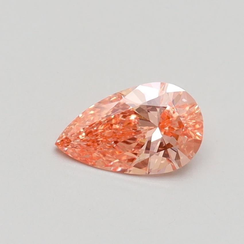 0.50 Ct. Fancy Vivid Pink Pear Lab Grown Diamond