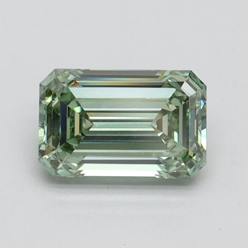 1.12 Ct. Fancy Intense Green Emerald Lab Grown Diamond