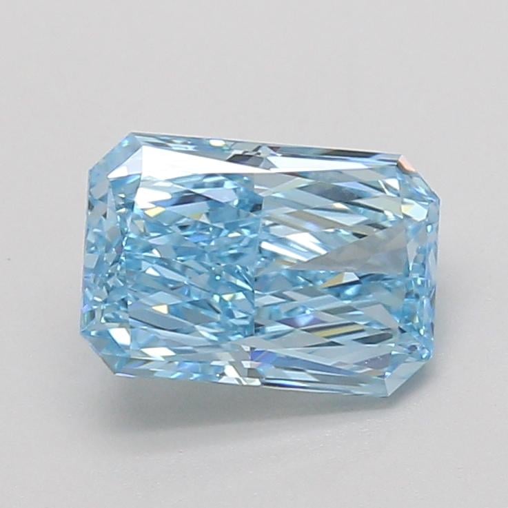 2.06 Ct. Fancy Vivid Blue Radiant Lab Grown Diamond