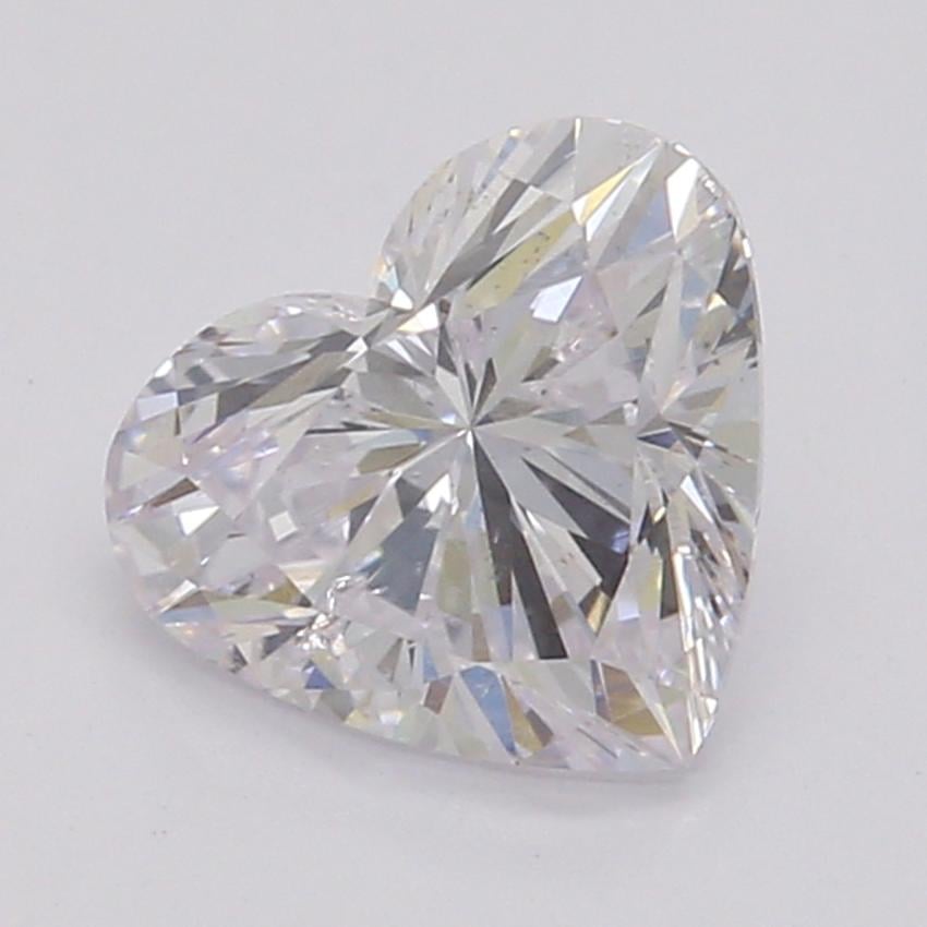 0.52 Ct. Faint Pink Heart Diamond