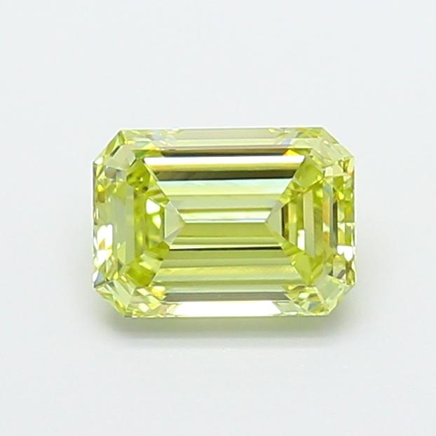1.07 Ct. Fancy Yellow Emerald Lab Grown Diamond