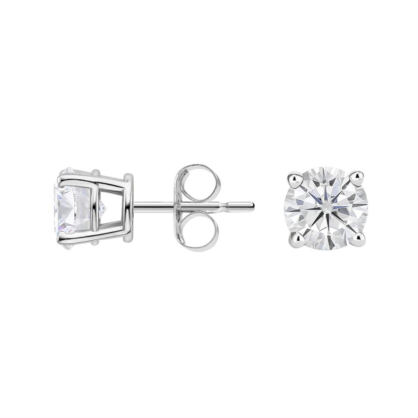 Moissanite Stud Earrings | Brilliant Earth