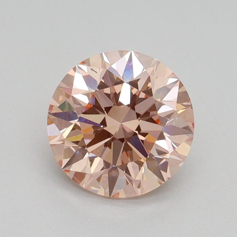 1.30 Ct. Fancy Intense Pink Round Lab Grown Diamond