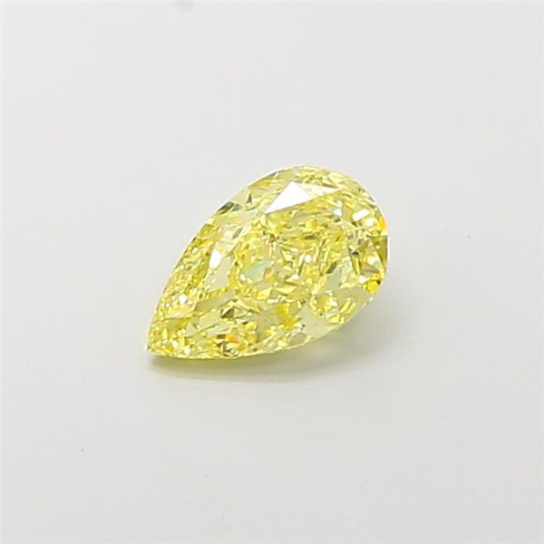 1.09 Ct. Fancy Intense Yellow Pear Lab Grown Diamond
