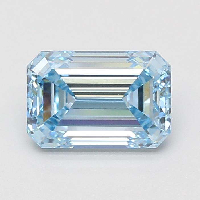 2.08 Ct. Fancy Vivid Blue Emerald Lab Grown Diamond
