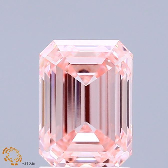 2.04 Ct. Fancy Intense Pink Emerald Lab Grown Diamond