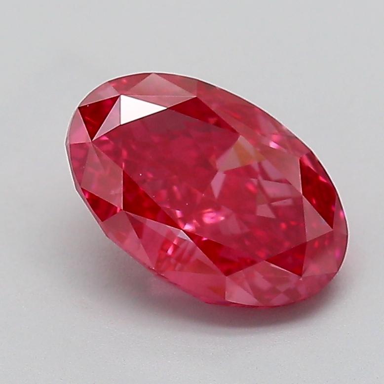 2.03 Ct. Fancy Vivid  Pink Oval Lab Grown Diamond