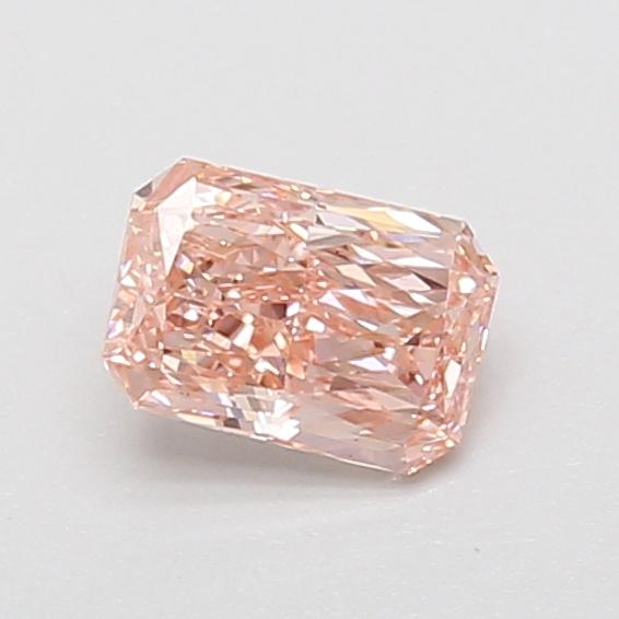 0.60 Ct. Fancy Vivid Pink Radiant Lab Grown Diamond