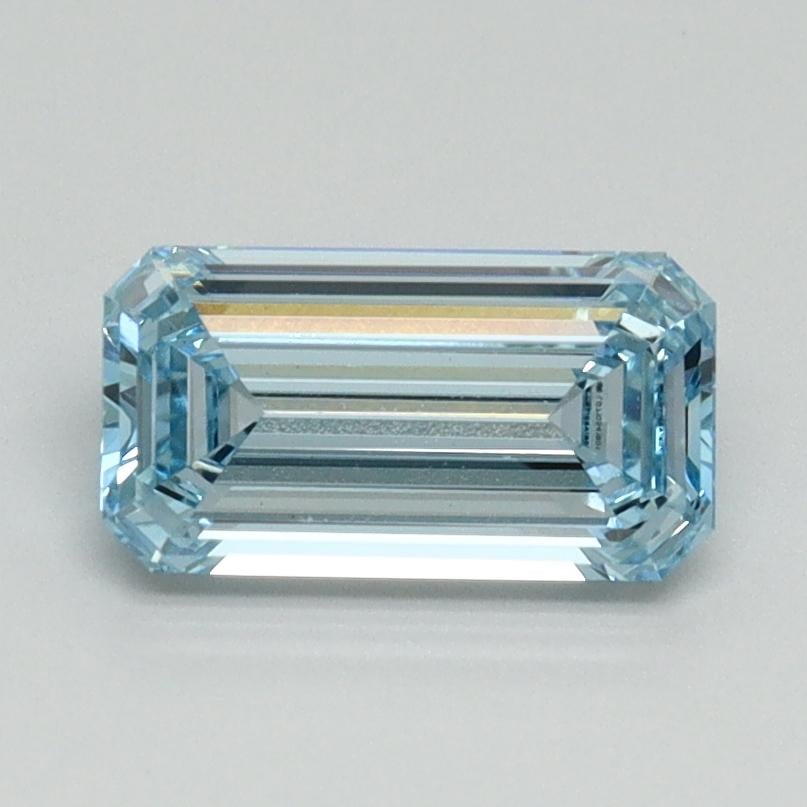 1.04 Ct. Fancy Intense Blue Emerald Lab Grown Diamond