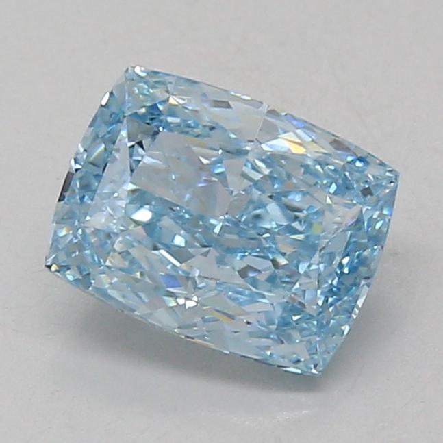2.02 Ct. Fancy Vivid Blue Cushion Lab Grown Diamond