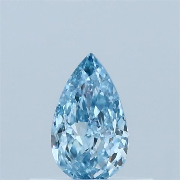 0.34 Ct. Fancy Vivid  Blue Pear Lab Grown Diamond