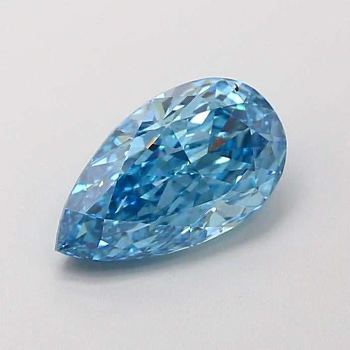 1.52 Ct. Fancy Blue Pear Lab Grown Diamond