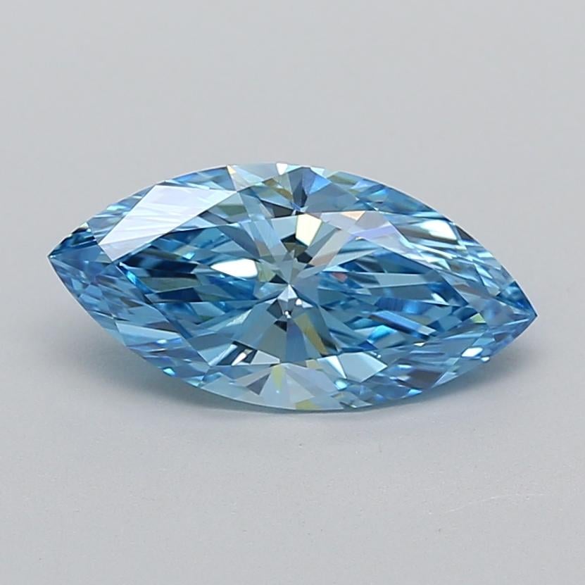 2.08 Ct. Fancy Vivid  Blue Marquise Lab Grown Diamond