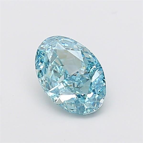 1.30 Ct. Fancy Vivid Blue Oval Lab Grown Diamond