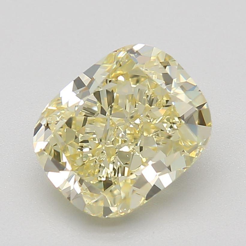 2.00 Ct. Fancy Yellow Cushion Diamond
