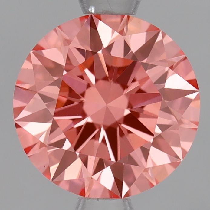 1.08 Ct. Fancy Vivid Pink Round Lab Grown Diamond