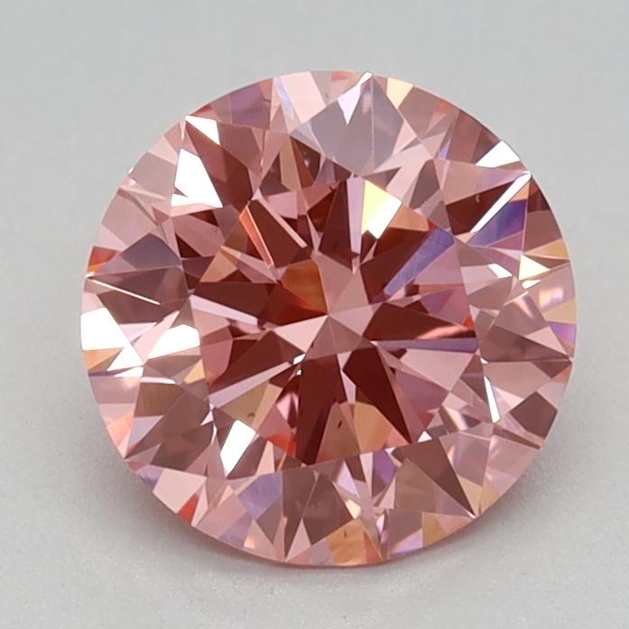 1.00 Ct. Fancy Vivid Pink Round Lab Grown Diamond