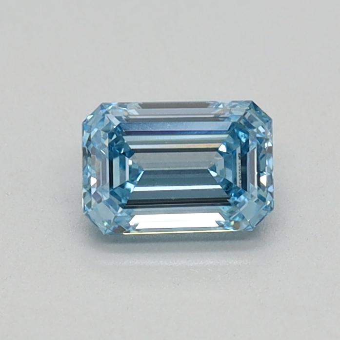 0.31 Ct. Fancy Intense Blue Emerald Lab Grown Diamond