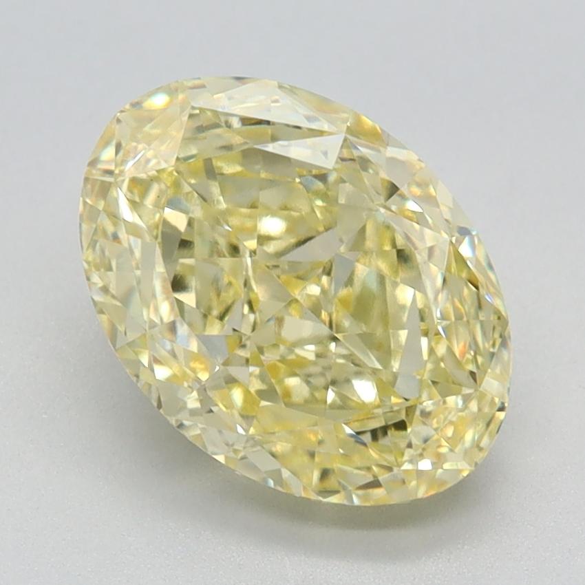 2.33 Ct. Fancy Intense Yellow Oval Lab Grown Diamond