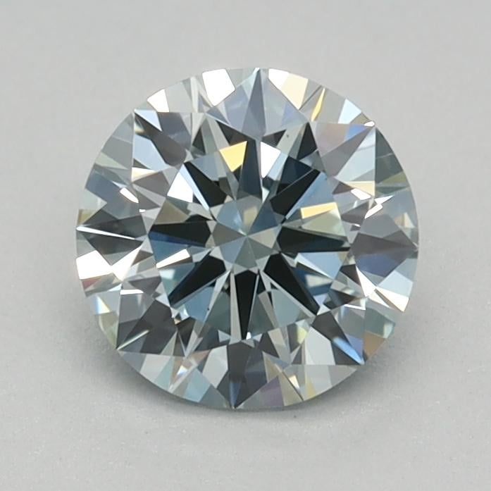 0.51 Ct. Fancy Green Round Lab Grown Diamond