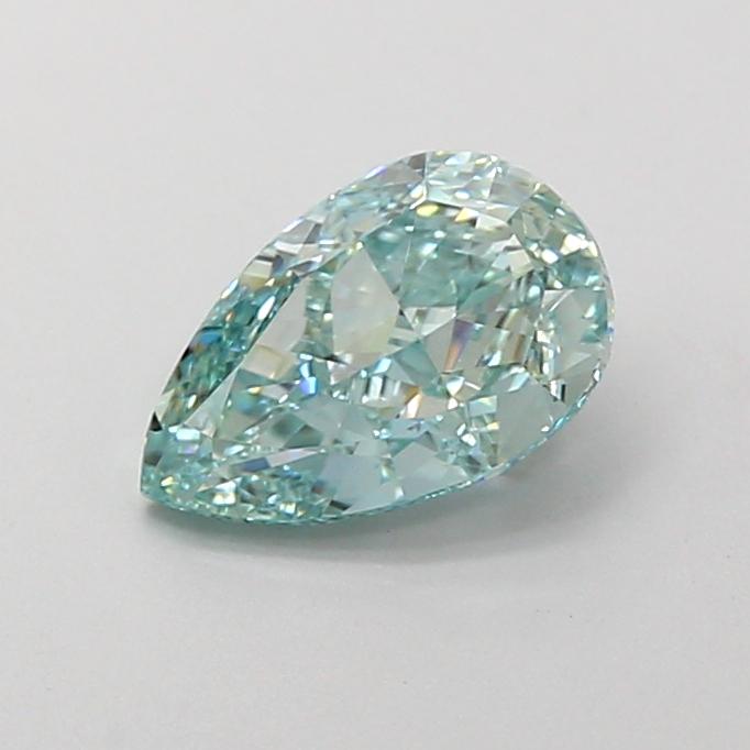 1.39 Ct. Fancy Intense Green Pear Lab Grown Diamond