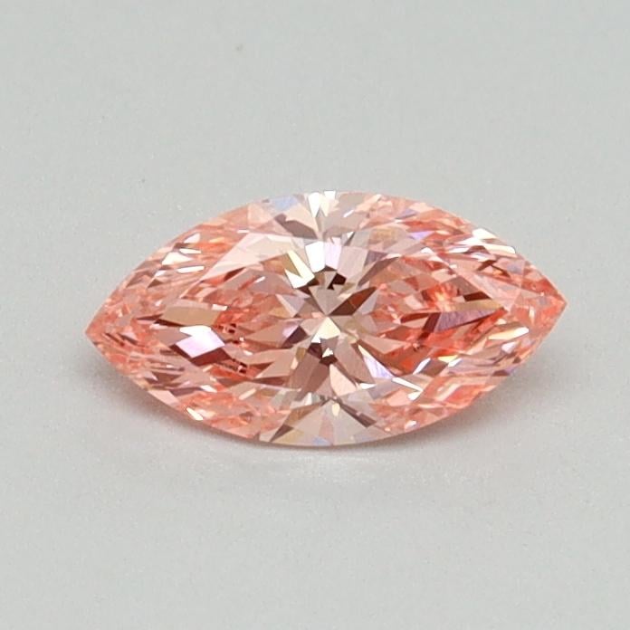0.37 Ct. Fancy Vivid Pink Marquise Lab Grown Diamond