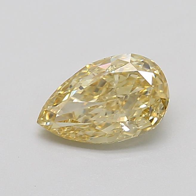 1.03 Ct. Fancy Light  Yellow Pear Lab Grown Diamond