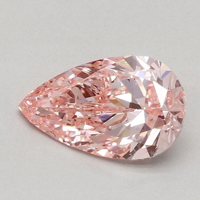 0.54 Ct. Fancy Vivid Pink Pear Lab Grown Diamond