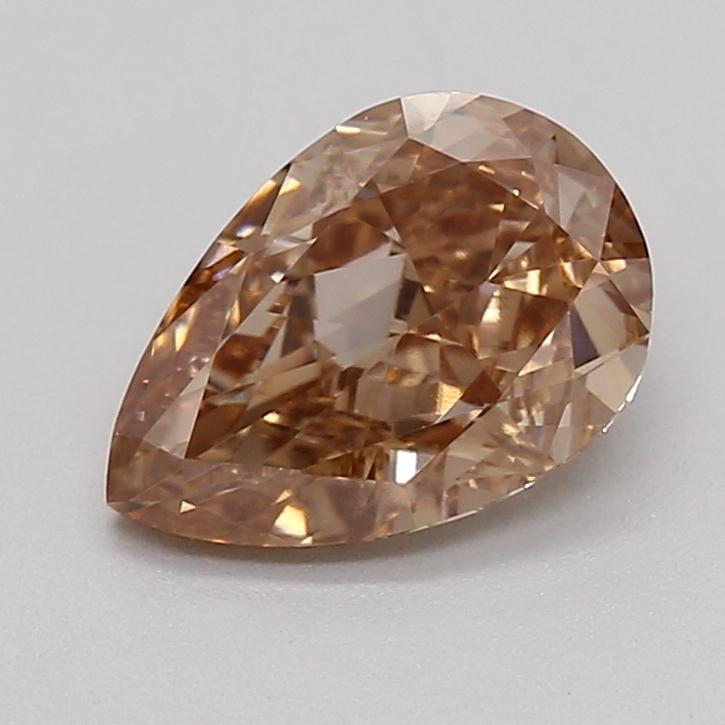 0.72 Ct. Fancy Light  Brown Pear Lab Grown Diamond