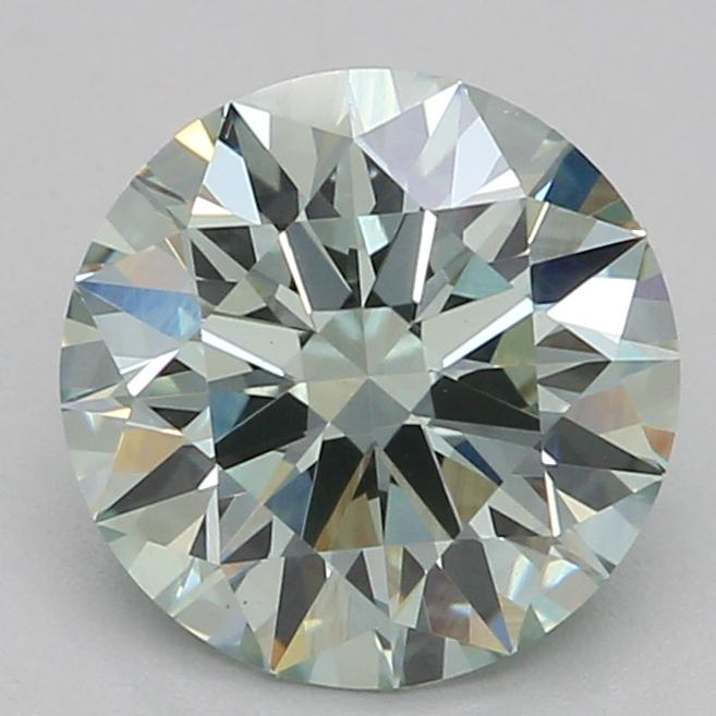 1.05 Ct. Fancy Green Round Lab Grown Diamond