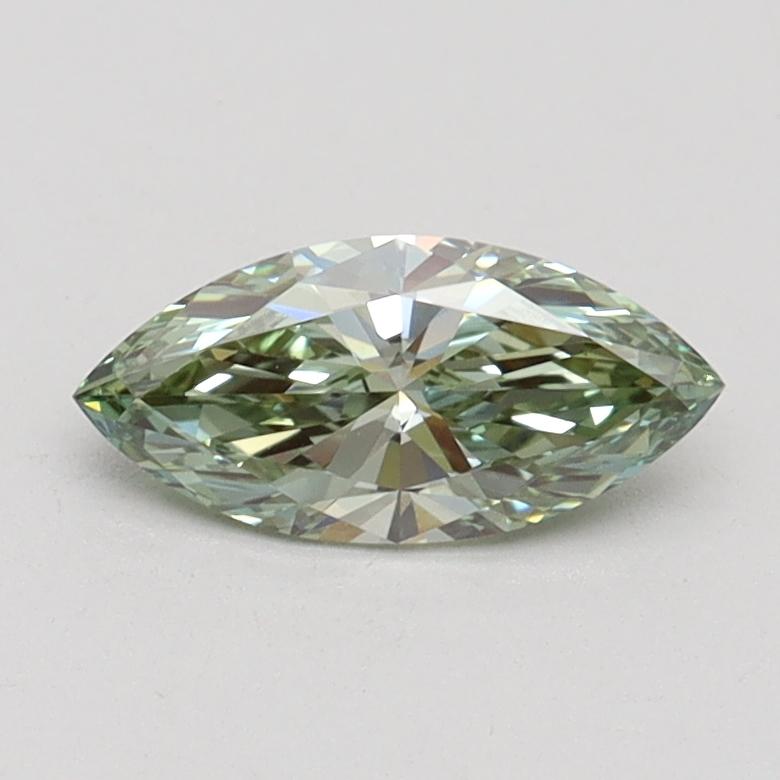 0.53 Ct. Fancy Intense Green Marquise Lab Grown Diamond