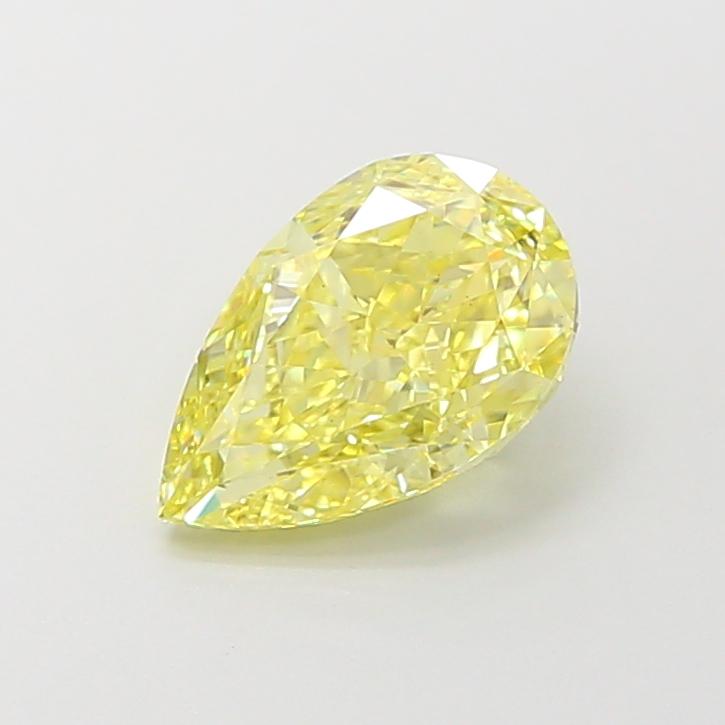 2.01 Ct. Fancy Intense Yellow Pear Lab Grown Diamond