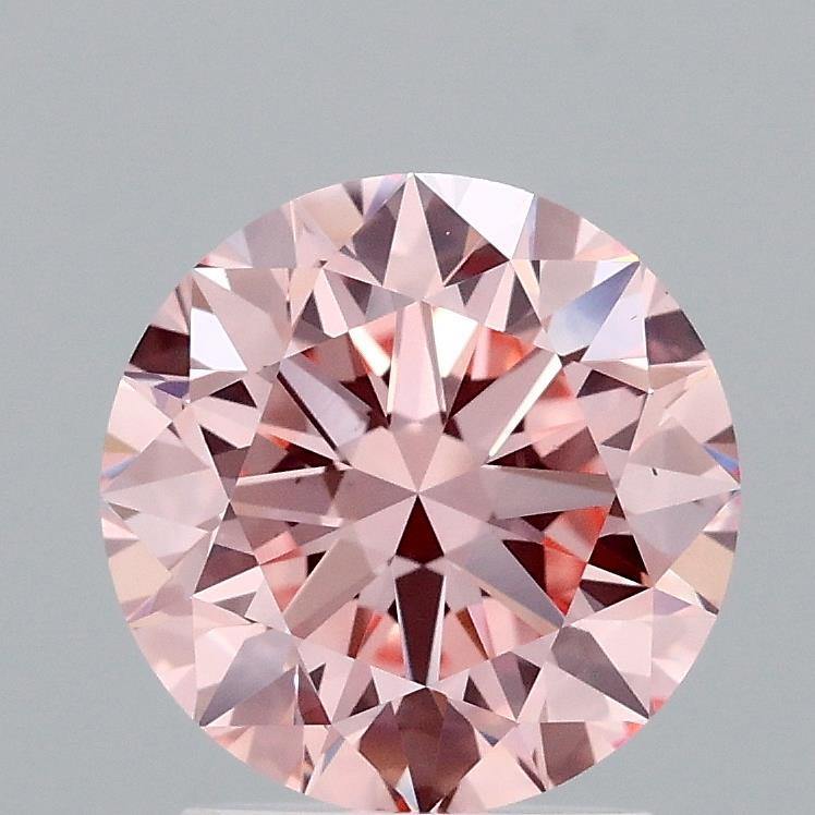 2.00 Ct. Fancy Intense Pink Round Lab Grown Diamond