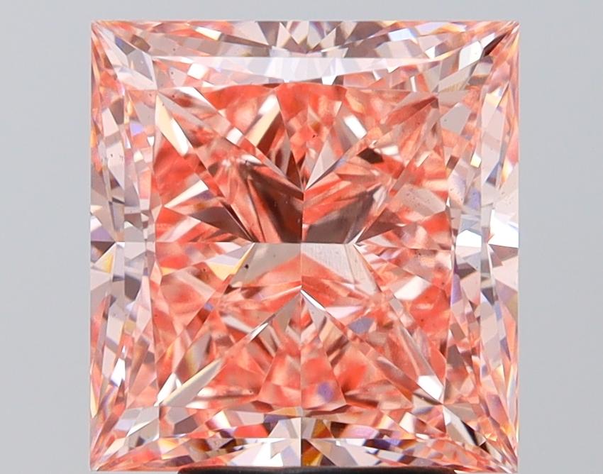 5.01 Ct. Fancy Vivid Pink Princess Lab Grown Diamond