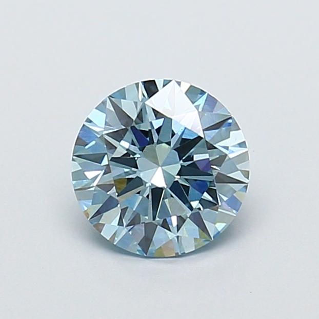 1.08 Ct. Fancy Intense Blue Round Lab Grown Diamond